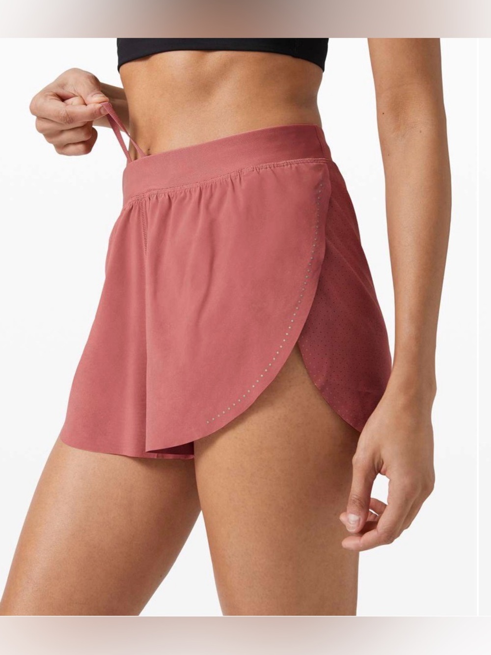 Lululemon Find Your Pace Short 3" *Lined - Cherry Tint